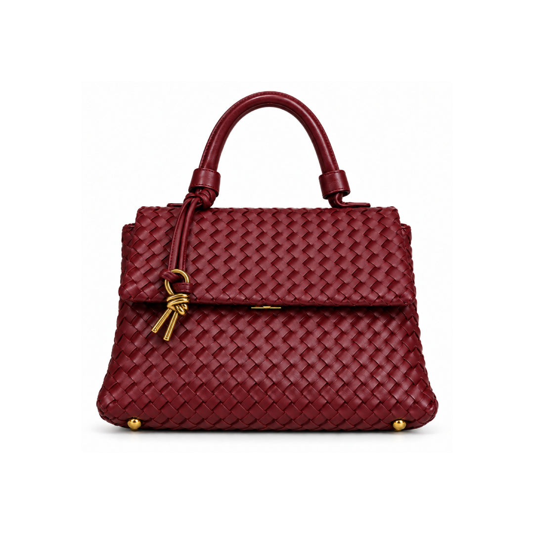 Woven Dumpling Bag