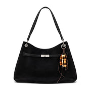 Noir Charm Shoulder Bag
