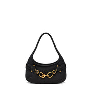Onyx Woven Hobo Bag