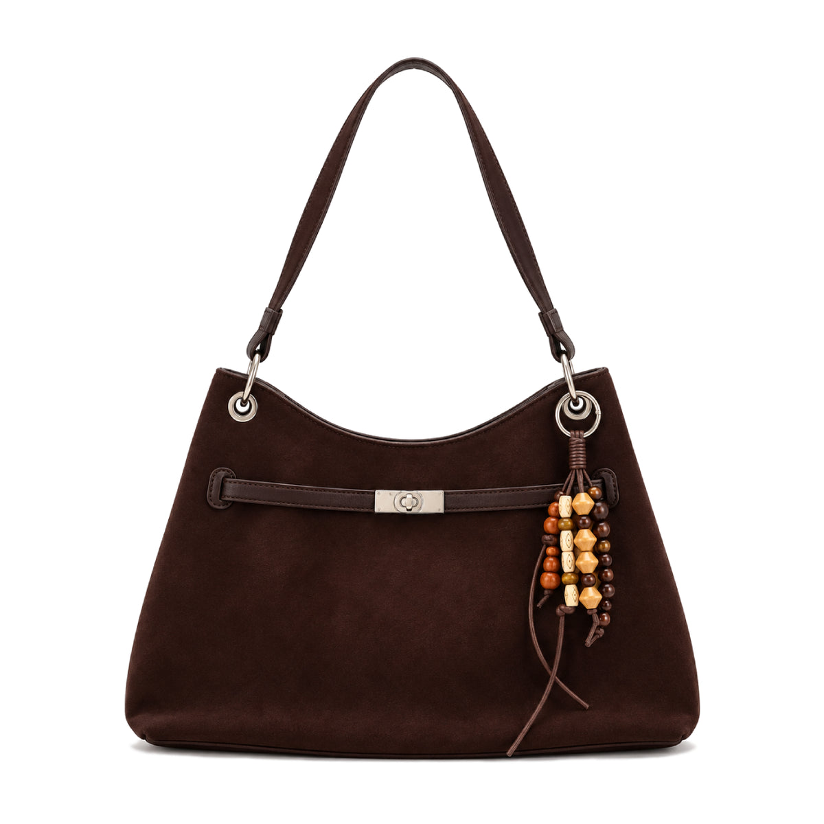 Noir Charm Shoulder Bag