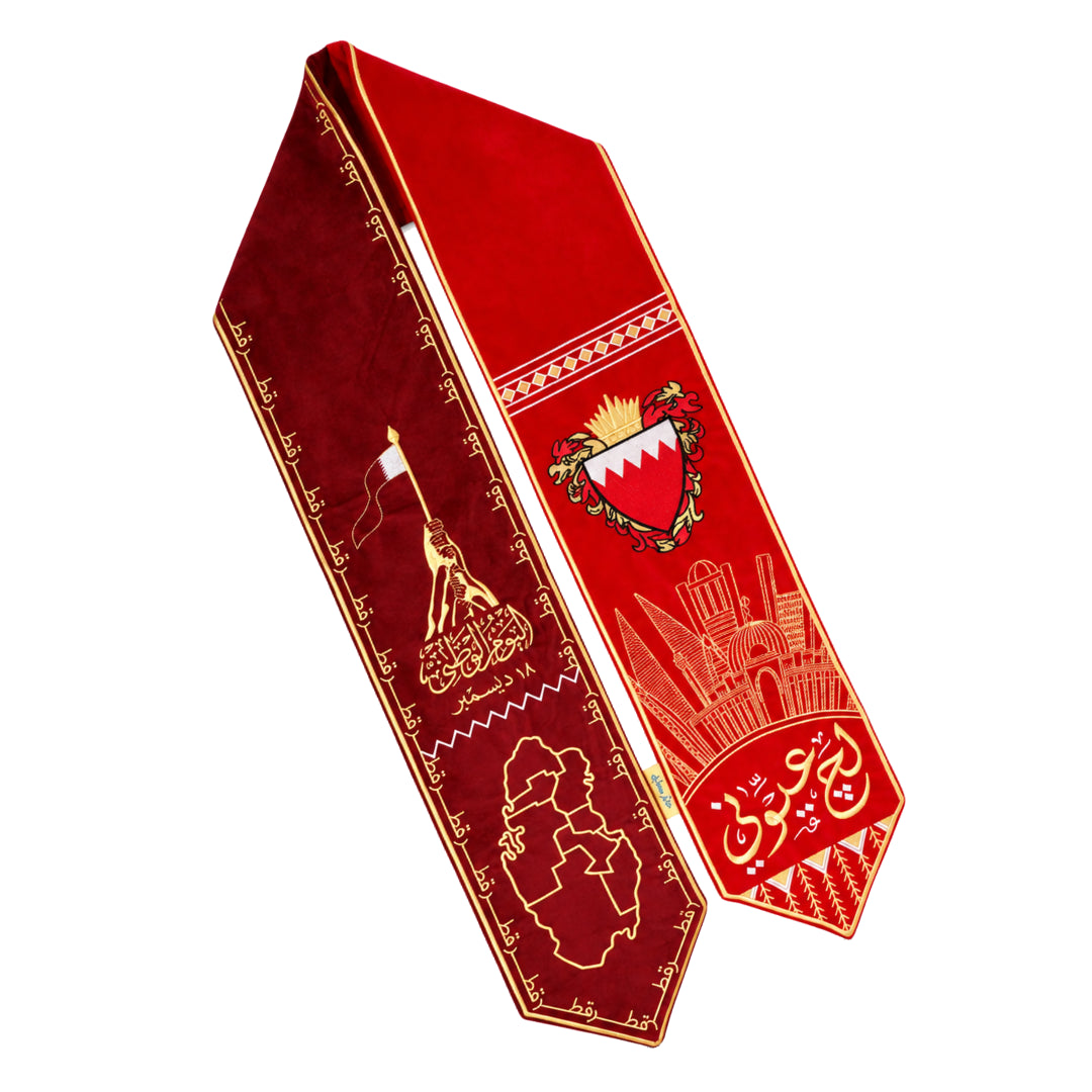 Qatar and Bahrain scarf