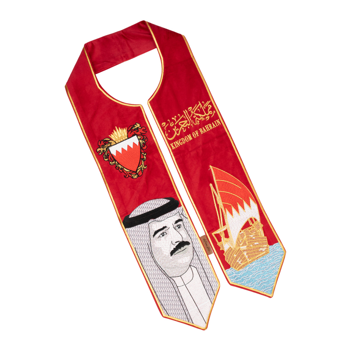 Royal Bahrain Embroidered Scarf