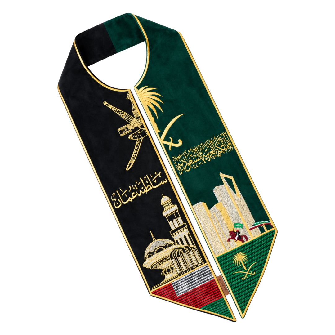 Saudi and Oman Triangle Scarf
