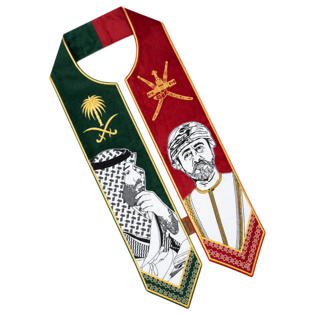Saudi Arabia and Oman scarf