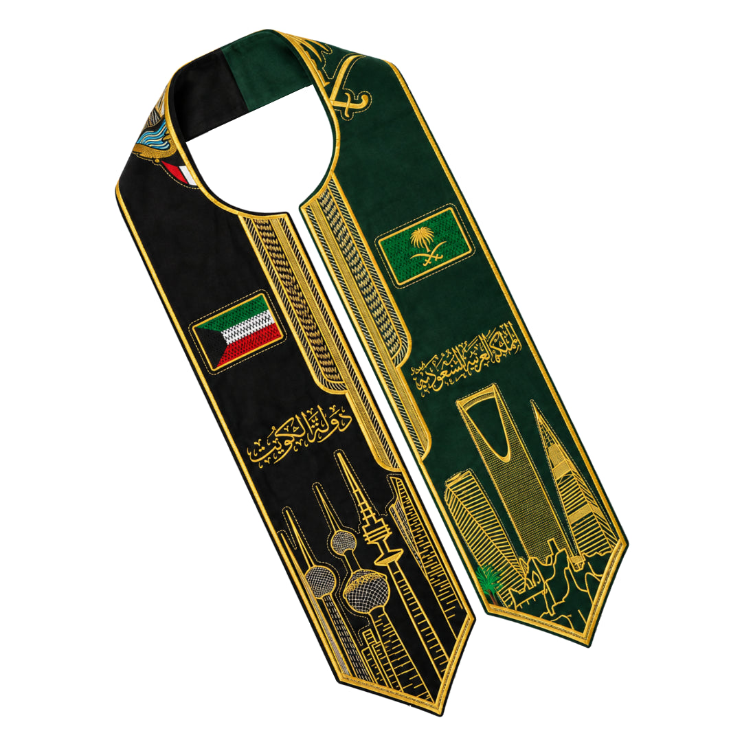 Saudi and Kuwait Heritage Unity Scarf