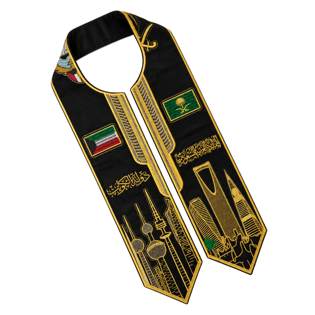 Saudi and Kuwait Heritage Unity Scarf
