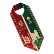 Saudi and Qatar Heritage Unity Scarf