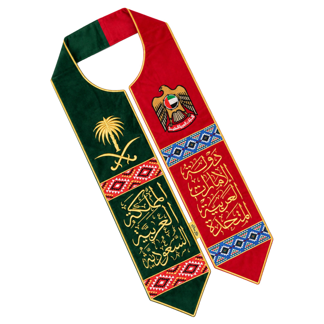 UAE and Saudi Arabia scarf