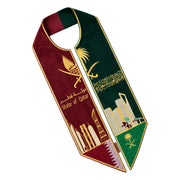 Saudi and Qatar Triangle Scarf