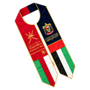 UAE and Oman flag scarf