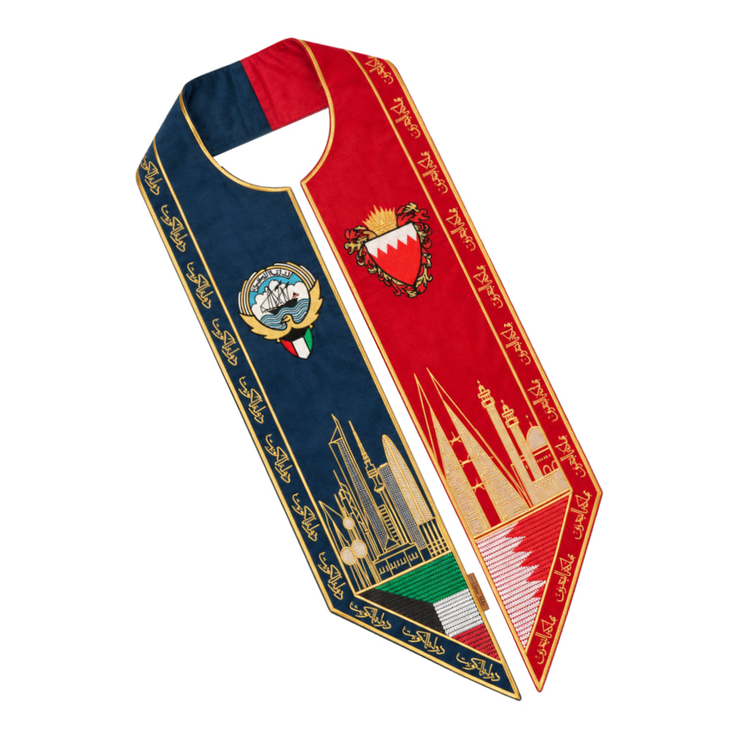 Kuwait and Bahrain Heritage Unity Scarf
