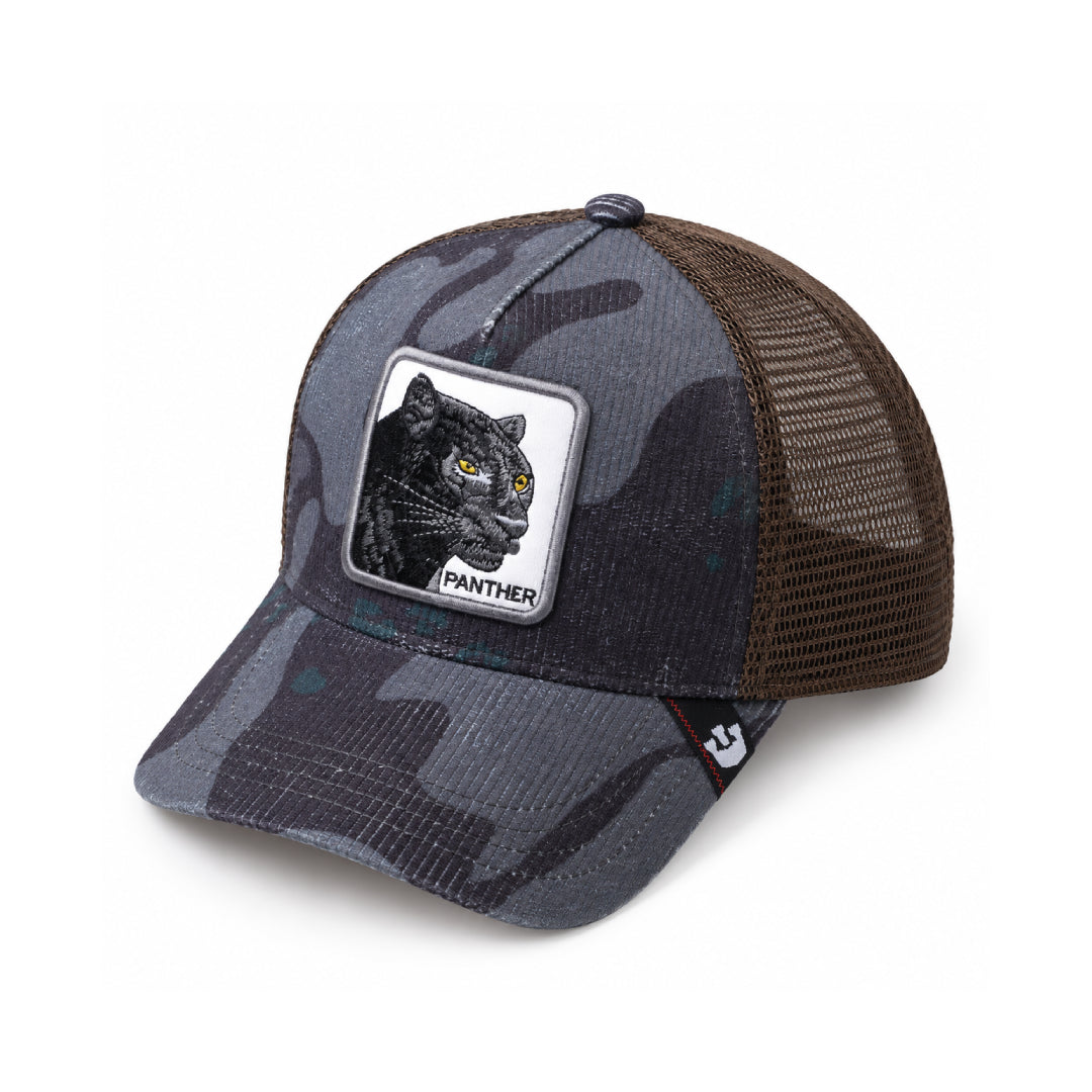 Panther Mesh Cap - Grey Camo